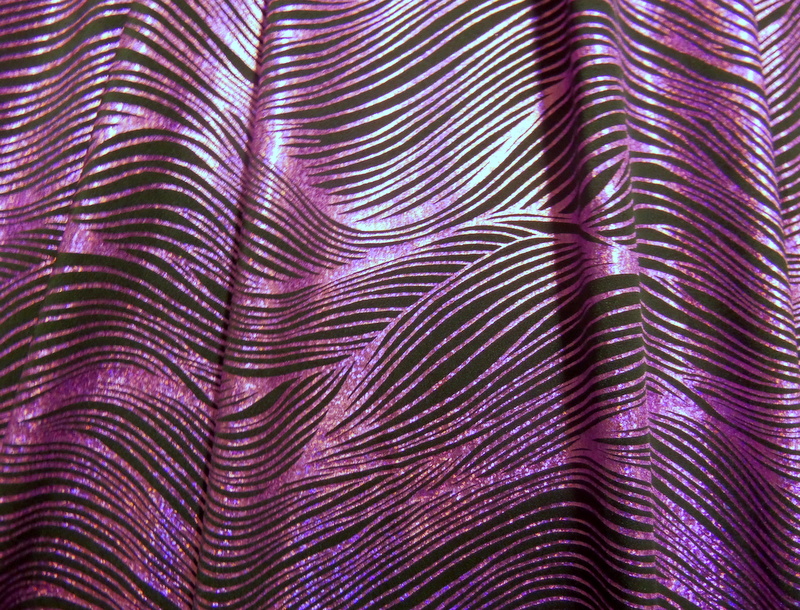 5.Black-Fuchsia Crazy Wave Hologram